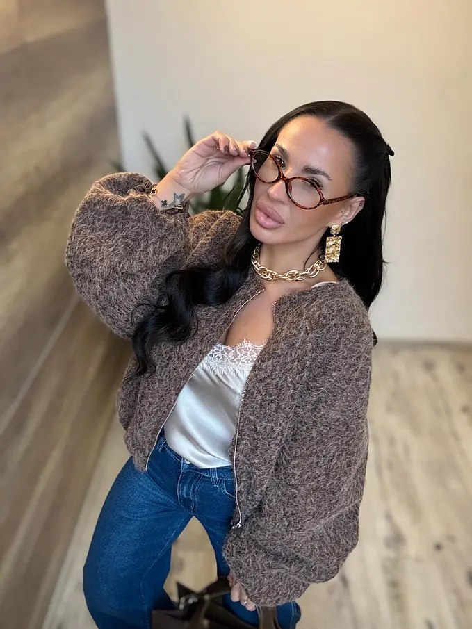 Uzlíková bomber bunda AIDANA