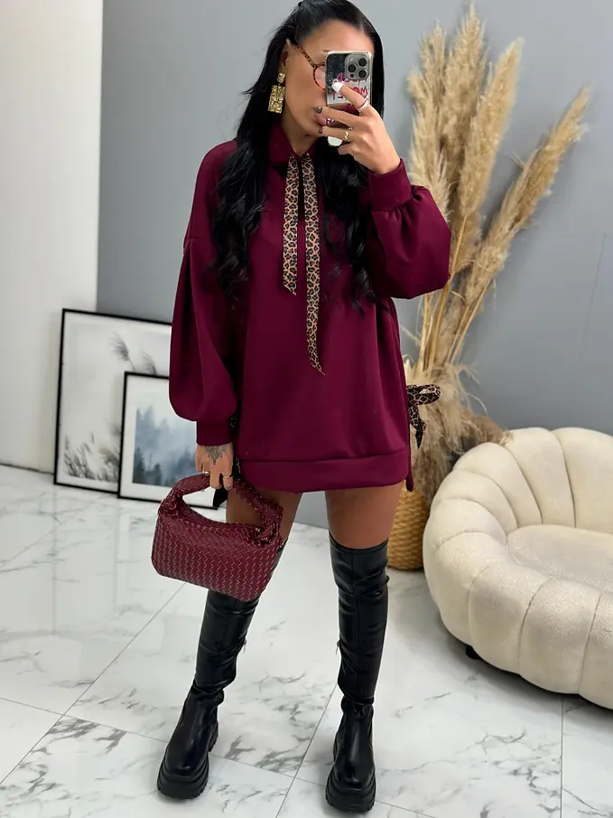 Oversized mikina s kapucňou VICKY