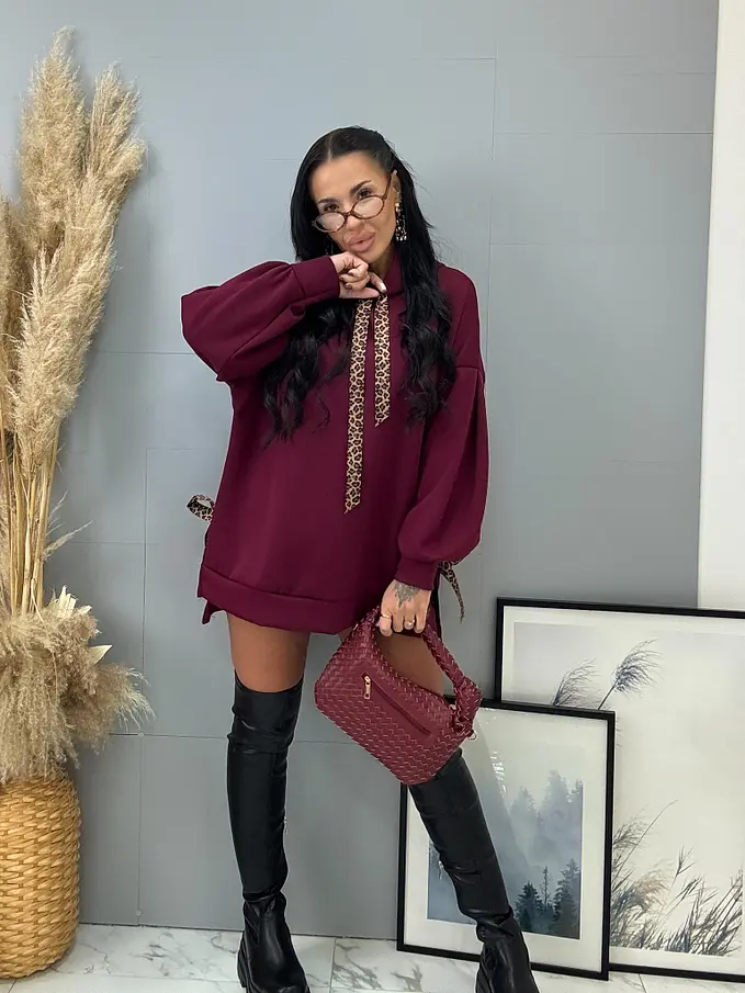 Oversized mikina s kapucňou VICKY