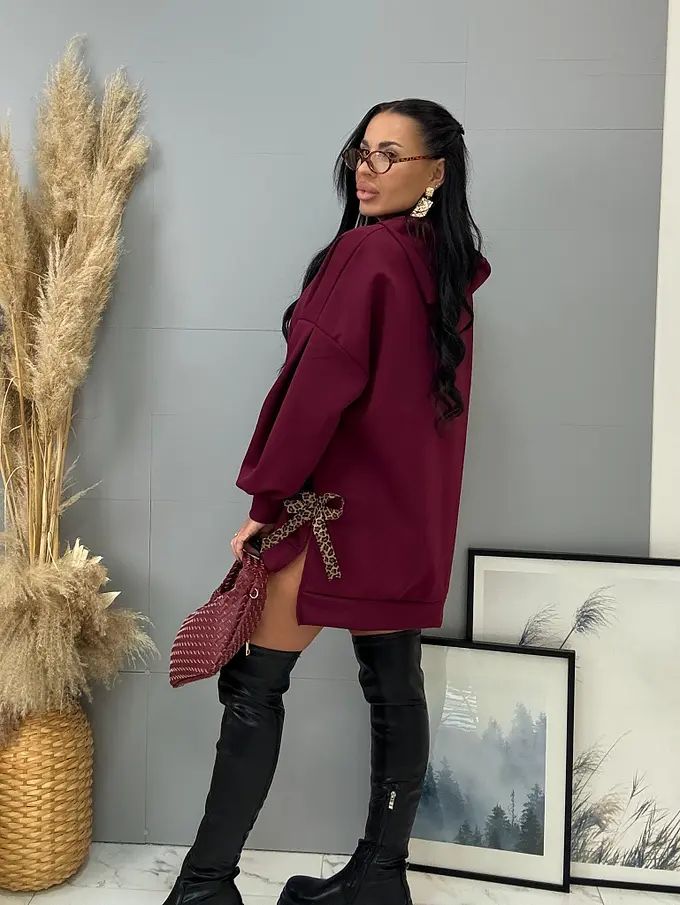 Oversized mikina s kapucňou VICKY