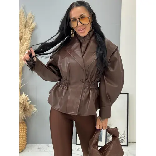 Koženková bunda ELISE veľkosť: one size