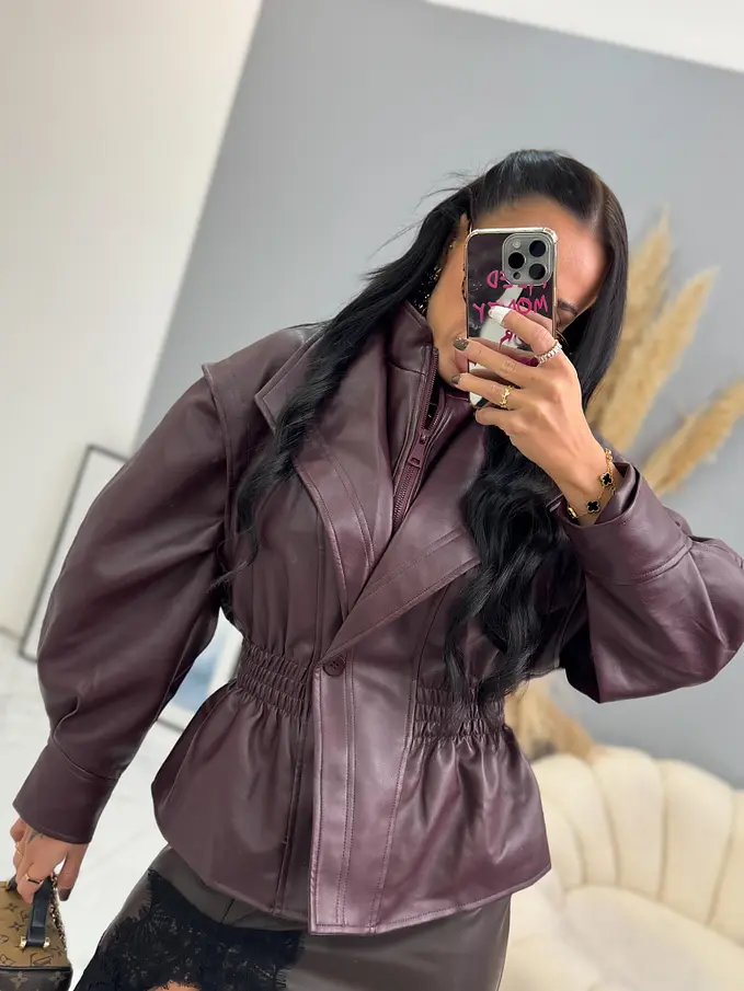 Koženková bunda ELISE