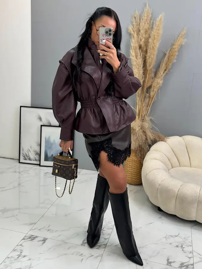 Koženková bunda ELISE