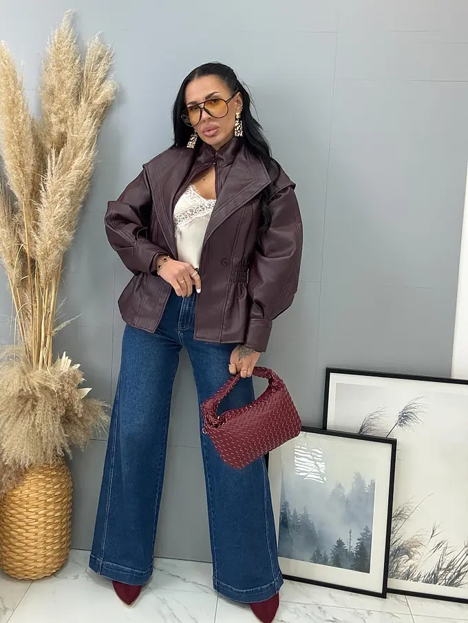 Koženková bunda ELISE