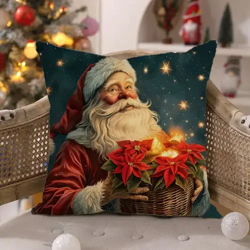 Vianočná obliečka na vankúš 45x45 cm farba: multicolor