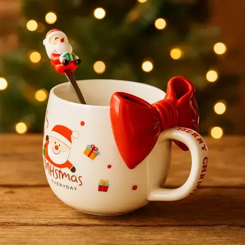 Vianočný hrnček v darčekovom balení farba: white