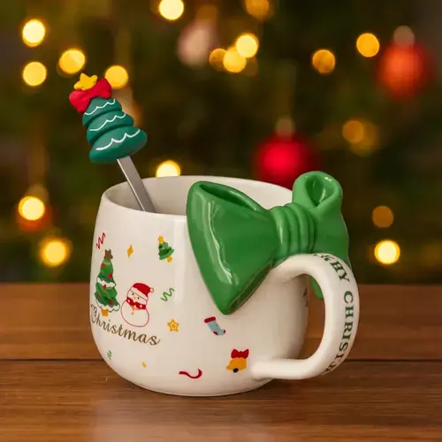 Vianočný hrnček v darčekovom balení farba: white