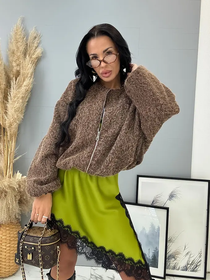 Uzlíková bomber bunda AIDANA