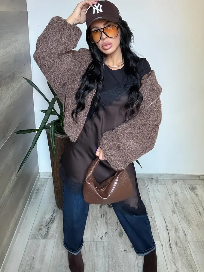 Uzlíková bomber bunda AIDANA