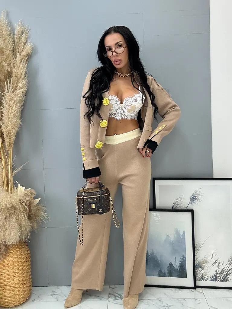 Elegantný pletený komplet LOTTA - next