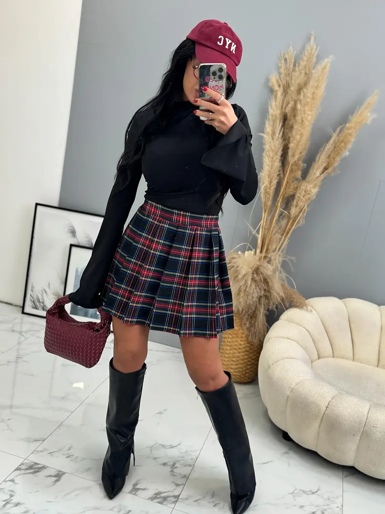 Károvaná sukňa LONDYN+