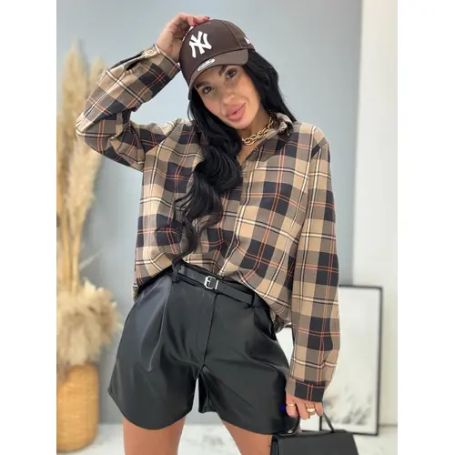 Koženkové šortky s opaskom KENNA+ veľkosť: one size