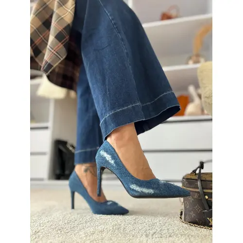 Elegantné denim lodičky EUDORA+ veľkosť: 38