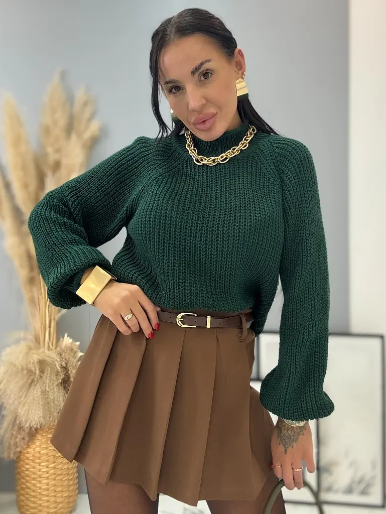 Sukňové nohavice s opaskom SAVIERA