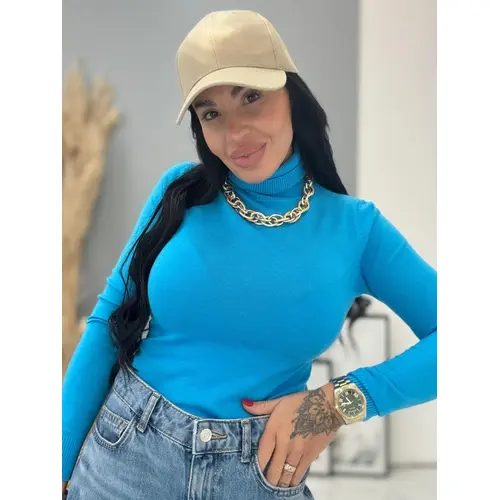 Rolákový basic pulóver JASNIRA veľkosť: one size