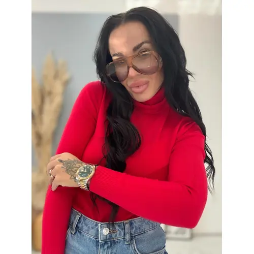 Rolákový basic pulóver JASNIRA veľkosť: one size