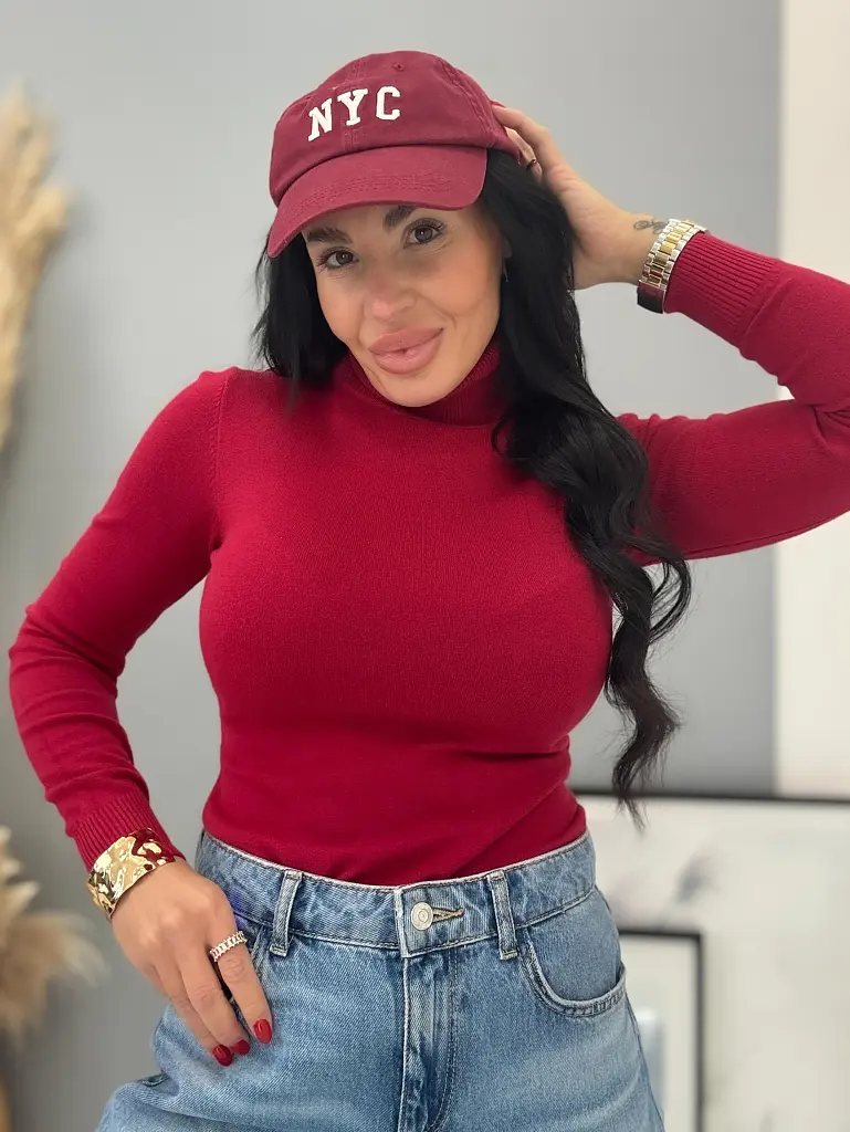 Rolákový basic pulóver JASNIRA - next