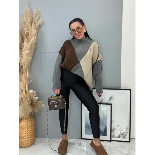 Pletený oversized pulóver DAILA veľkosť: one size