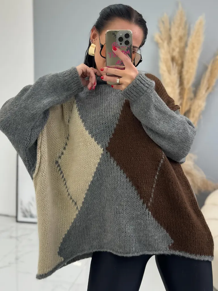 Pletený oversized pulóver DAILA - next