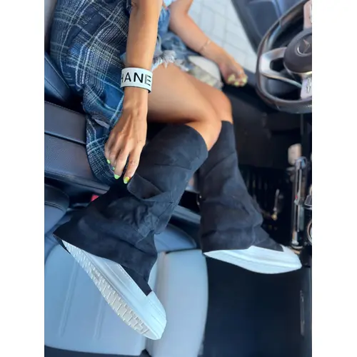 Extravagantné vysoké čižmy SHAYNA veľkosť: 40