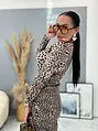 Rolákové leopardie šaty NYHAN+
