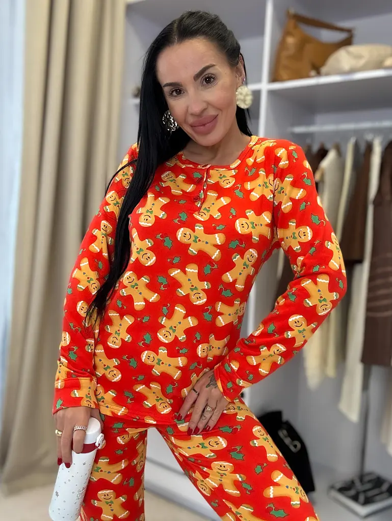 Dámske teplé pyžamo PERNÍČEK