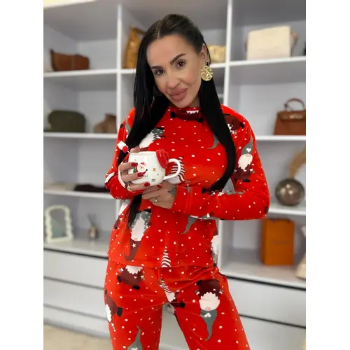 Dámske flísové pyžamo ŠKRIATOK veľkosť: L