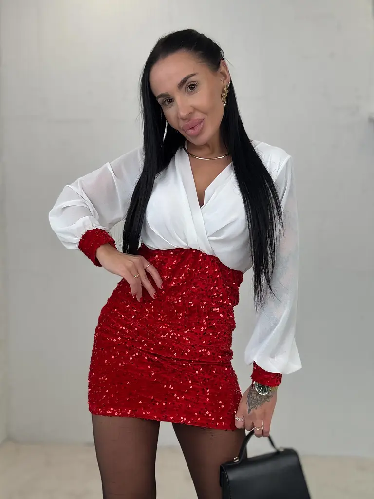 Elegantné šaty zdobené flitrami KRISSINA+ - next