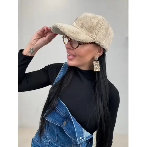 Teddy šiltovka farba: beige