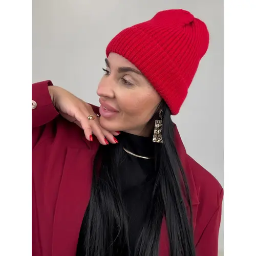 Pletená čiapka farba: red