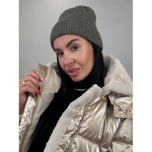 Pletená čiapka farba: army green