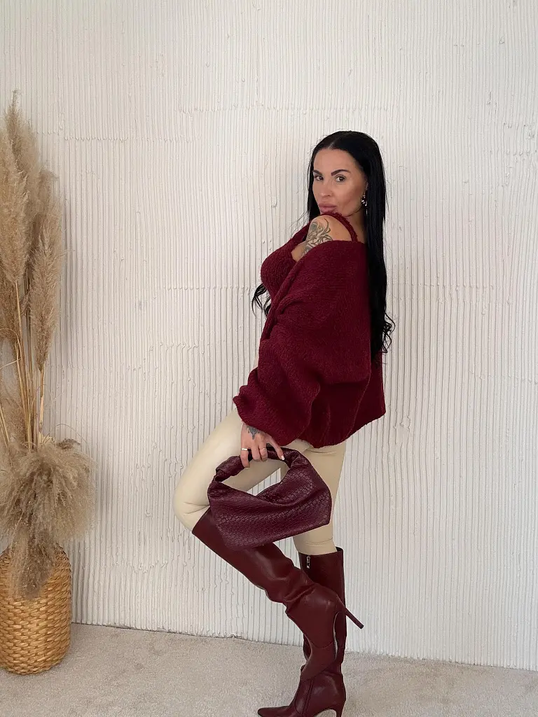 Pletený dvojdielny set – top a kardigán LINESA - next