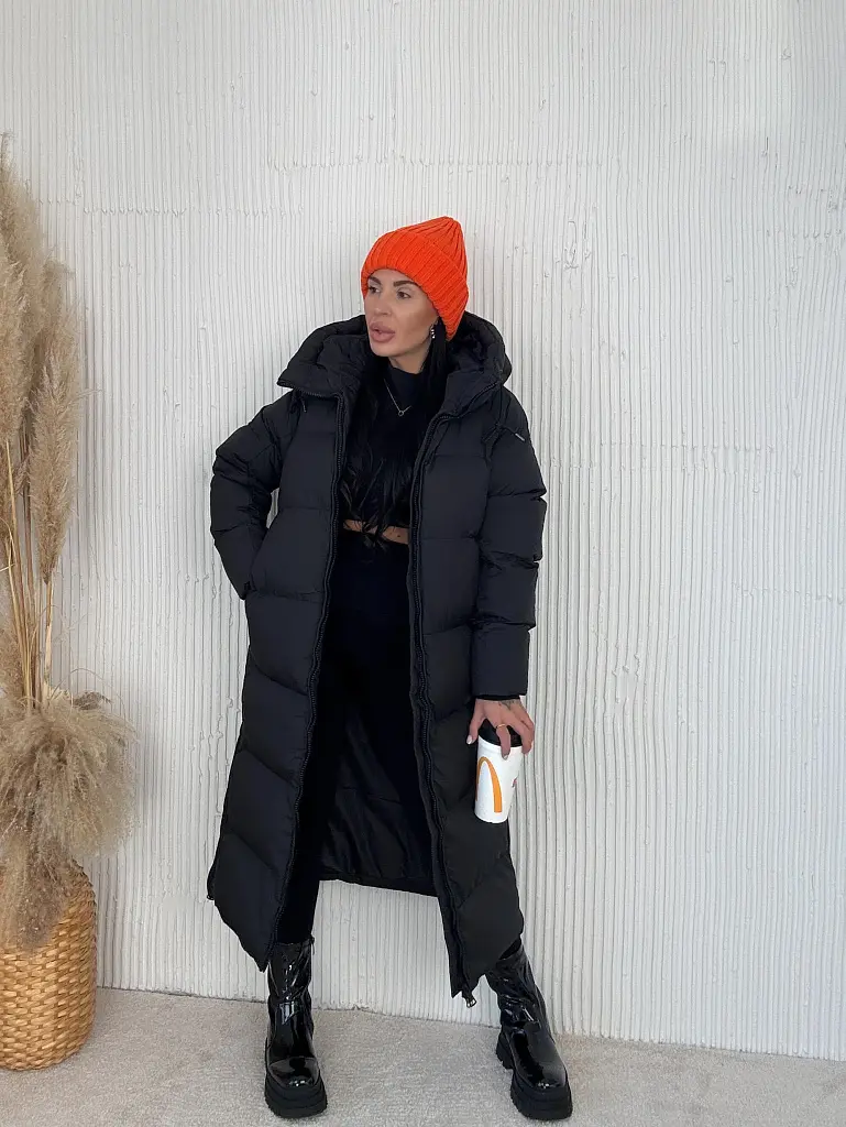 Dlhá bunda s kapucňou ANAHI