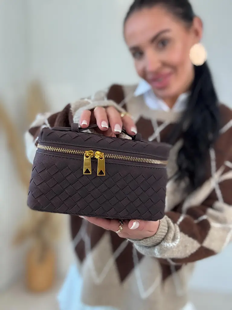 Dámska kabelka s tkaným vzorom ALEENA