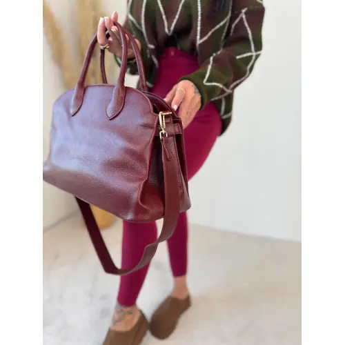 Maxi dámska kabelka ESTERIA veľkosť: farba: bordeaux