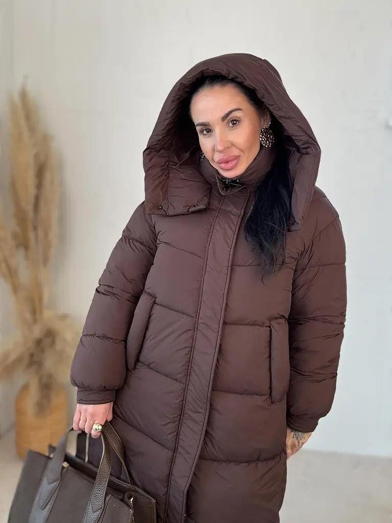 Dlhá bunda s kapucňou ALENE - next