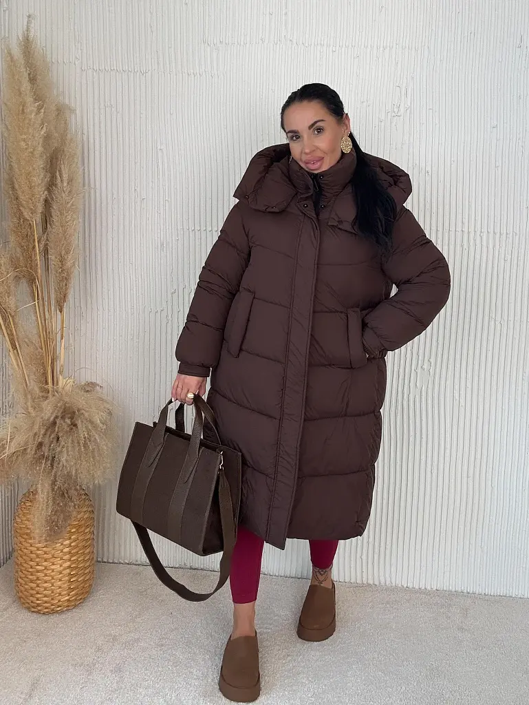 Dlhá bunda s kapucňou ALENE