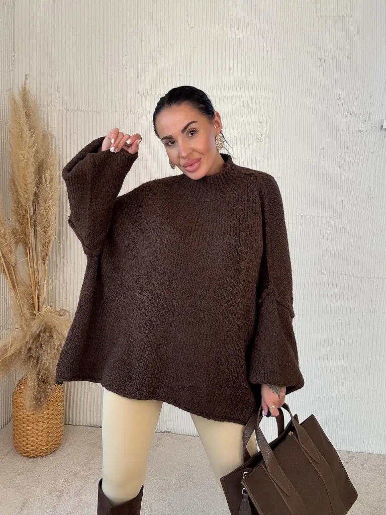 Pletený oversized pulóver CATINA - next