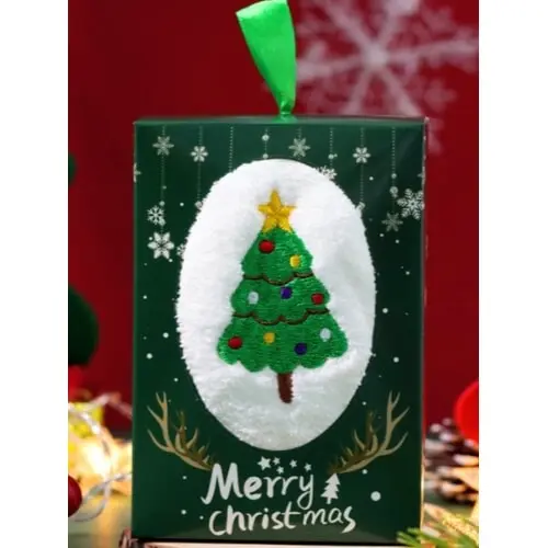 Vianočný uterák s motívom VIANOČNÉHO STROMČEKA farba: white