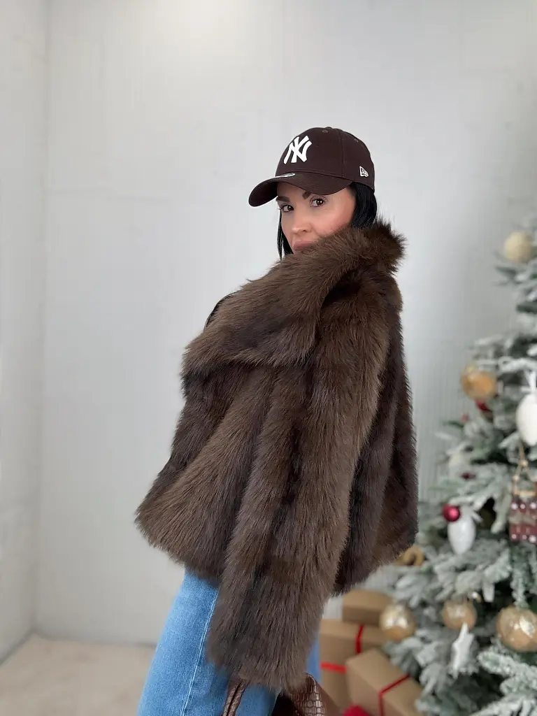 Kožušinová bunda EDINA - next