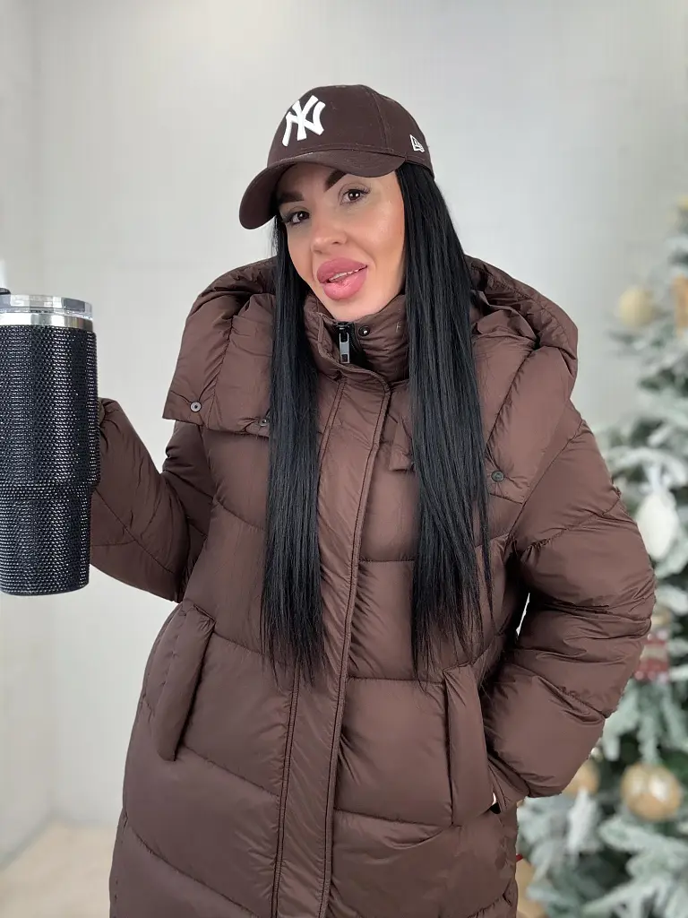 Dlhá bunda s kapucňou ALENE - next