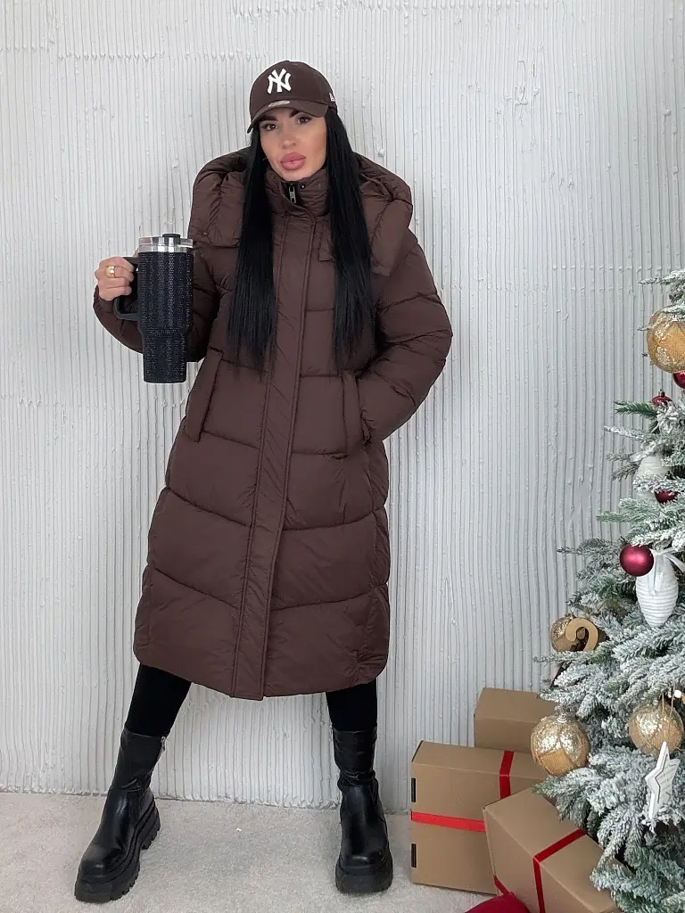 Dlhá bunda s kapucňou ALENE