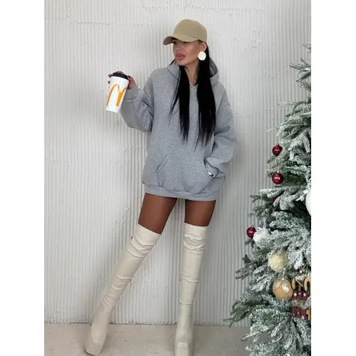 Zateplená oversized mikina s kapucňou YARA veľkosť: one size