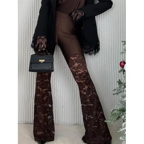 Zvonové legíny s čipkou AVELIA veľkosť: one size