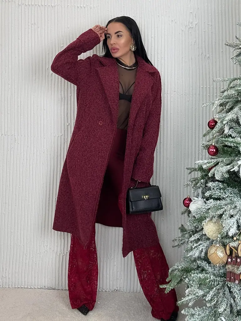 Dlhý uzlíkový kabát LYSARA - next