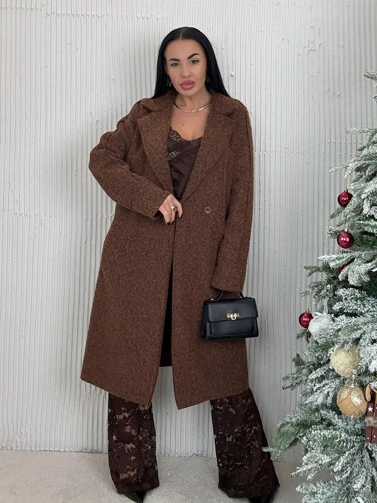 Dlhý uzlíkový kabát LYSARA - next