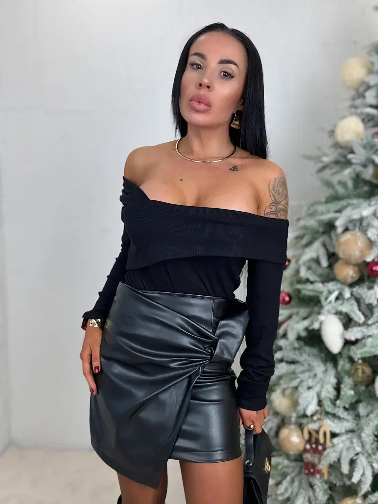 Koženková sukňa RAFIRA - next