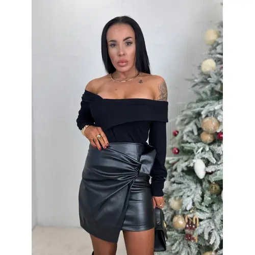 Koženková sukňa RAFIRA veľkosť: S/M