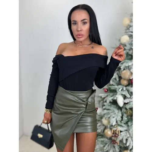 Koženková sukňa RAFIRA veľkosť: S/M