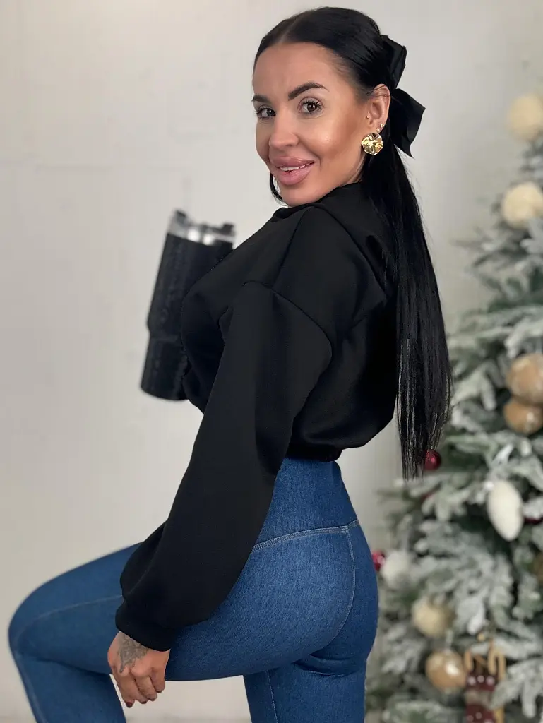 Push-up džegínsy s vysokým pásom+ - next